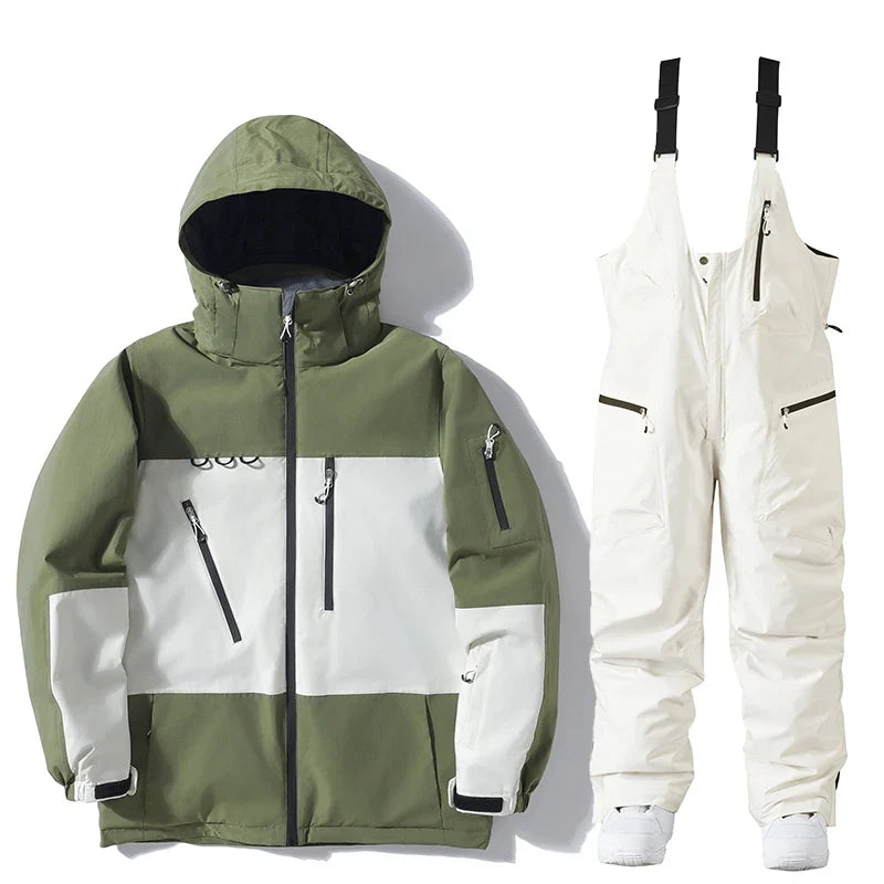 Praktisches Skijacken- & Hosen-Set, strapazierfähig für Outdoor-Abenteuer.