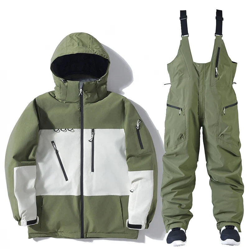 Bequemer Unisex Skianzug, optimale Bewegungsfreiheit beim Skifahren.