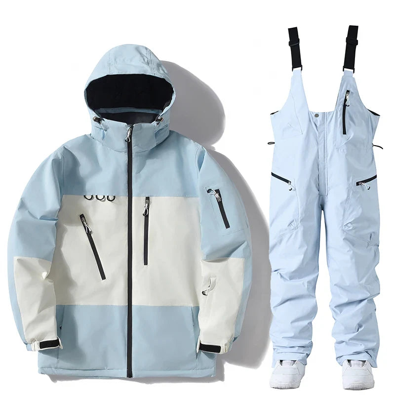 Robuste Skihose unisex, Detailaufnahme des verstärkten Kniebereichs.