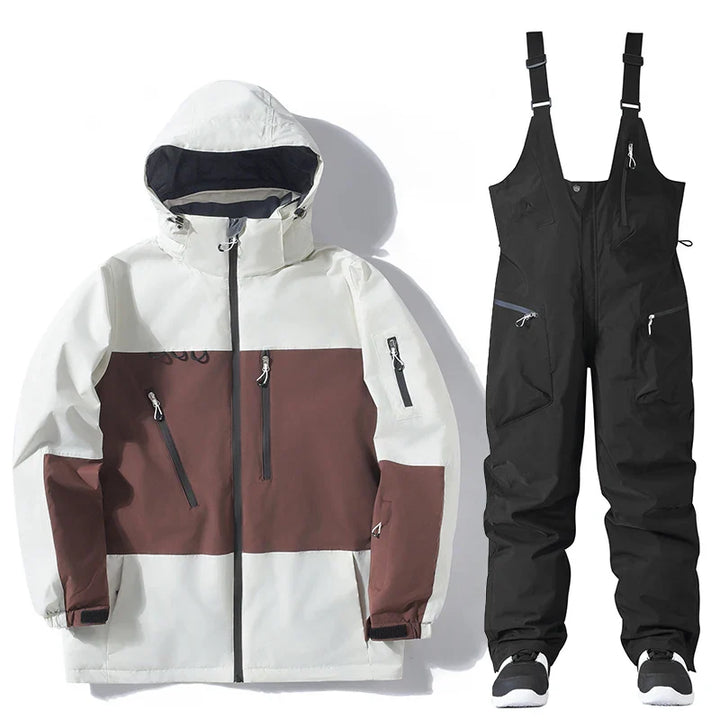 Funktionaler Skianzug unisex, Jacke & Hose für alpine Schneeabenteuer.