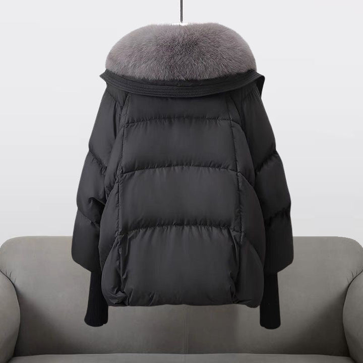 Leichte Unisex Puffer-Winterjacke in Weiß, warm, wasserabweisend & winddicht. Ideal für Sport & Reisen.