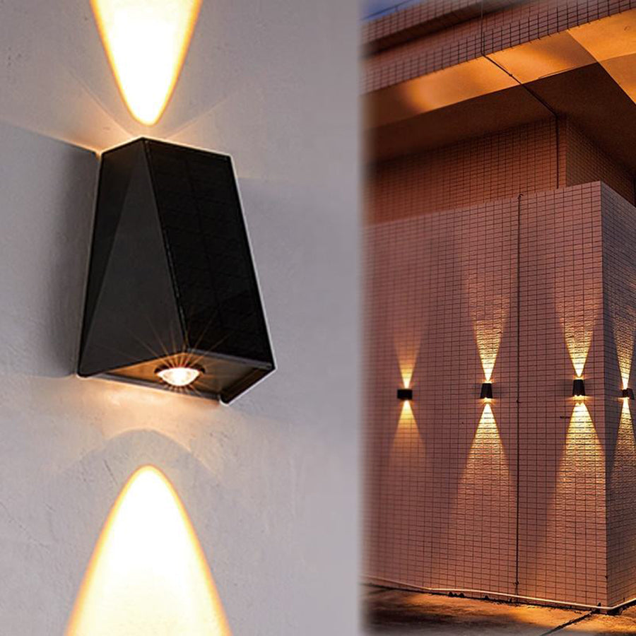 LED Solar Wandleuchte für Außenbereiche