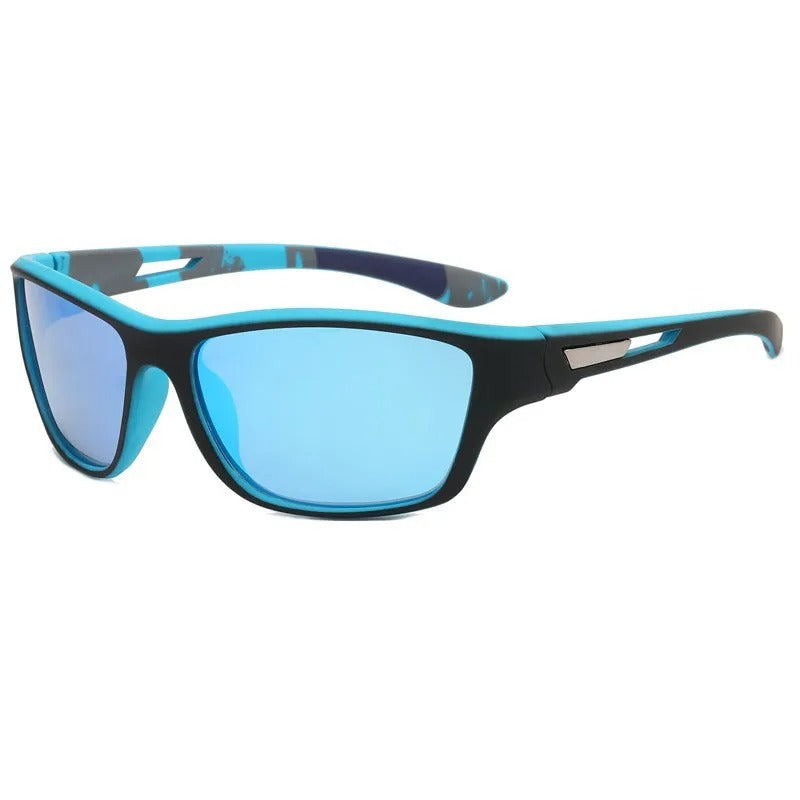 Unisex Polarisierte Outdoor-Sportbrille - Blau, Rot, Schwarz