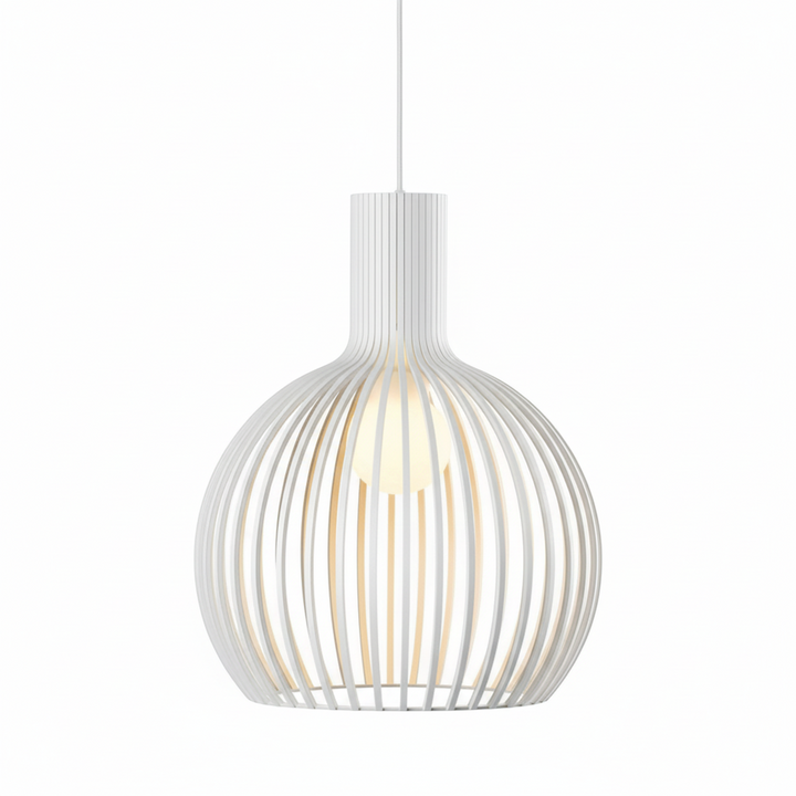 Verstellbare Deckenleuchte aus Holz für LED, Vintage-Stil, ideal für Esszimmer oder Wohnzimmer.