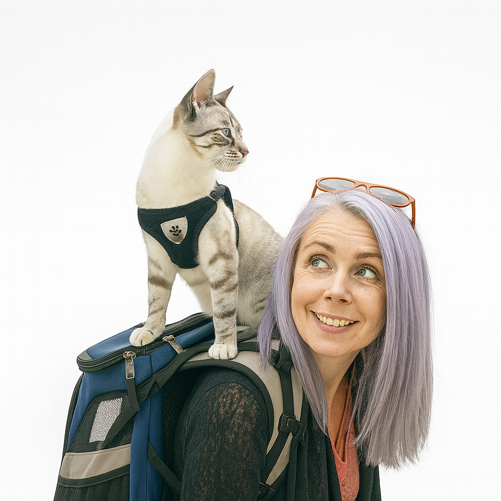 Langlebiges Katzengeschirr aus atmungsaktivem Material für den täglichen Gebrauch und lange Haltbarkeit.