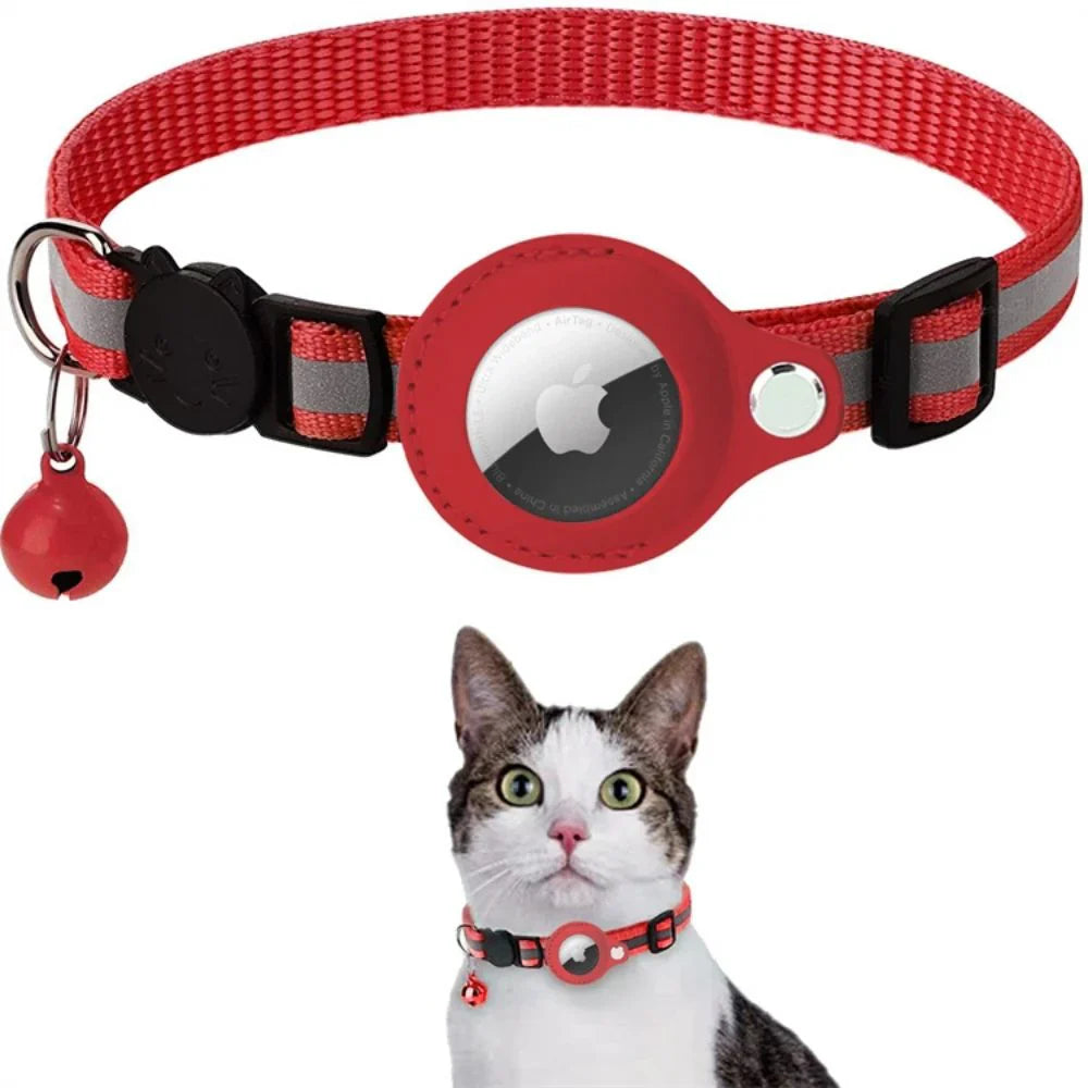 "Verstellbares Katzenhalsband mit Sicherheitsclip, verschiedene Farben, hautfreundlich, stilvolles Design, komfortabel"