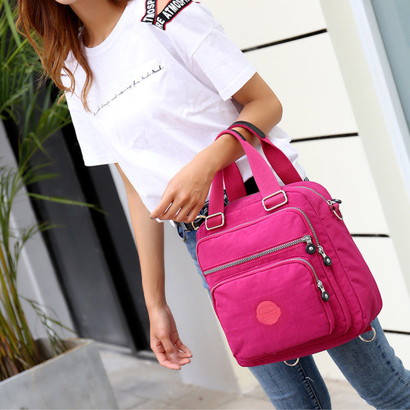 Vielseitige 3-in-1 wasserdichte Damen Crossbody Tasche, elegant, geräumig und schützend, ideal für stilvolle Frauen.