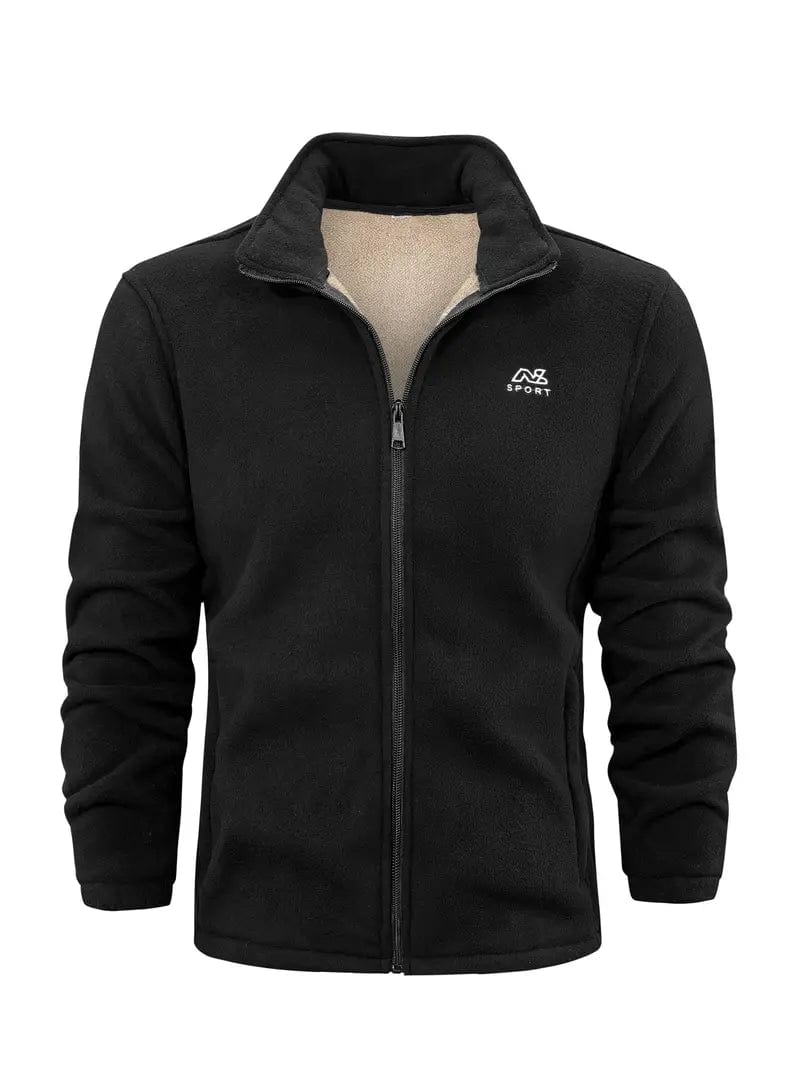 Vielseitige Herren Fleecejacke, warm & atmungsaktiv. Ideal für Outdoor, Sport und Freizeit im Herbst/Winter.
