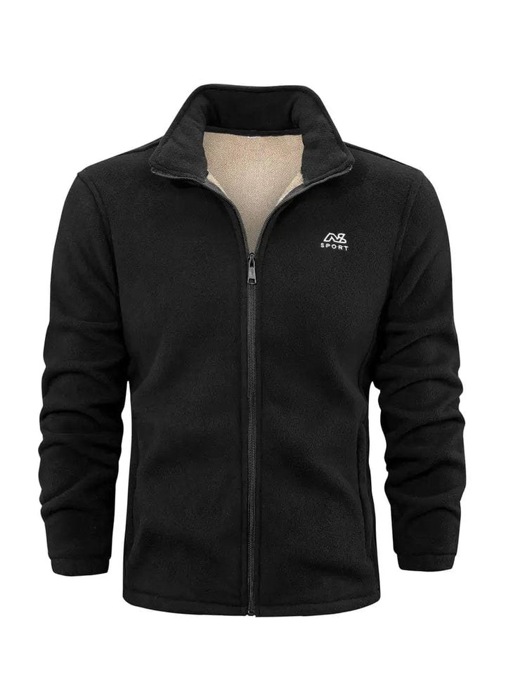 Vielseitige Herren Fleecejacke, warm & atmungsaktiv. Ideal für Outdoor, Sport und Freizeit im Herbst/Winter.