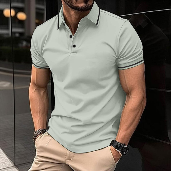 Komfortables Herren Freizeit Hemd, atmungsaktives Kurzarm Polo für warme Sommer Mode & Outdoor.