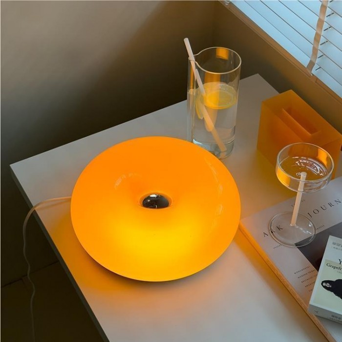Bauhaus Donut LED-Wandleuchte & Tischlampe