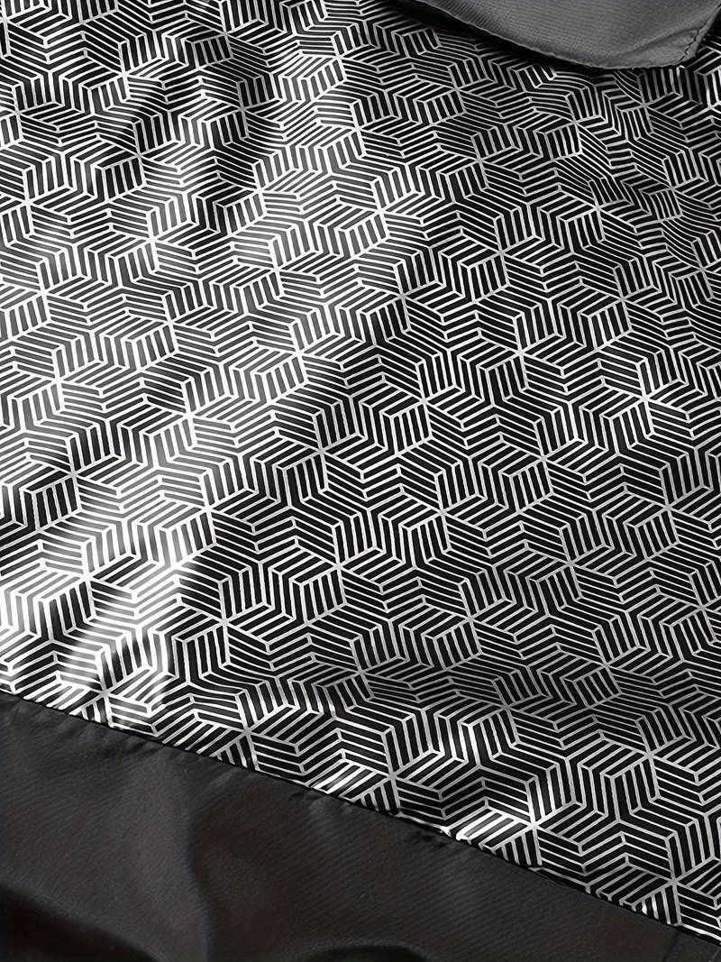 Schwarze Herren-Steppjacke mit Kapuze, warm und lässig, perfekt für kühle Frühjahrstage.