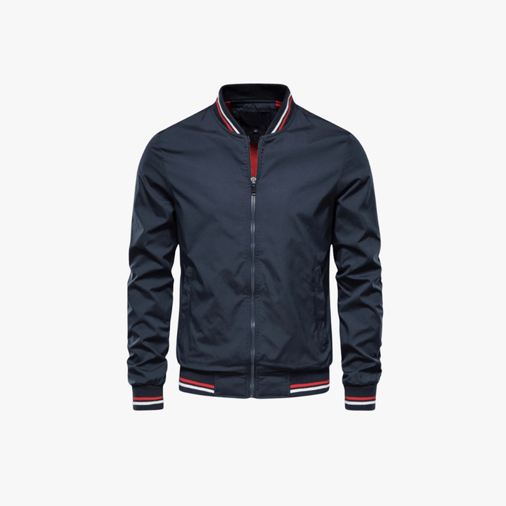 Warme Herren Winter Bomberjacke Tim in Schwarz, stilvoll und bequem für kalte Tage.
