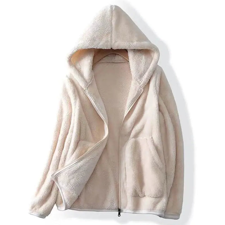 Warme Herren Winter Kapuzenjacke mit Reißverschluss, ideal für kalte Tage und Freizeit.