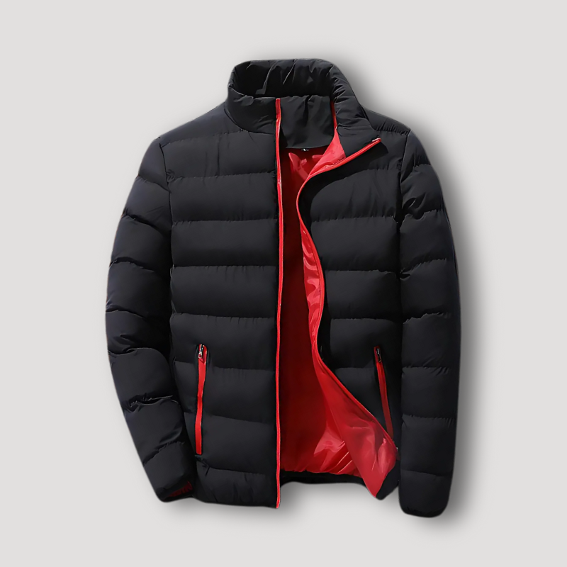 Warme Herren Winter Steppjacke, windabweisend & isolierend, optimaler Kälteschutz für Outdoor & Alltag.