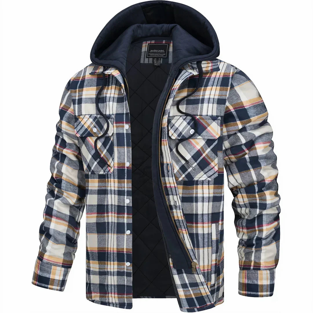 Modische Herren Winterjacke für Freizeit und Alltag. Bietet Wärme, Windschutz und ist perfekt für kalte Wintertage.