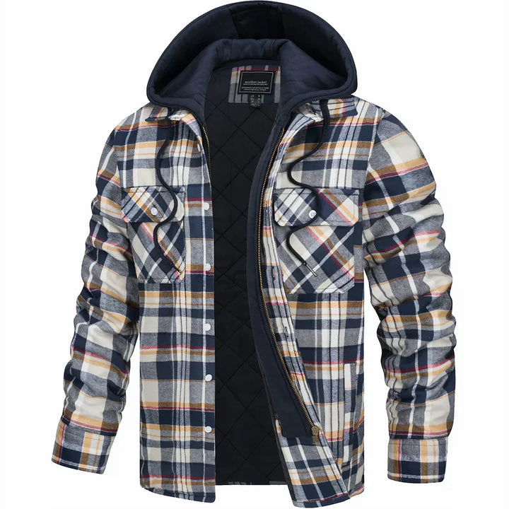 Modische Herren Winterjacke für Freizeit und Alltag. Bietet Wärme, Windschutz und ist perfekt für kalte Wintertage.