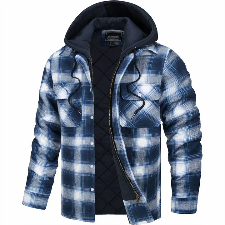 Komfortable Herren Winterjacke, die vor Wind, Kälte und Nässe schützt. Ideal als warme Freizeitjacke für Männer.