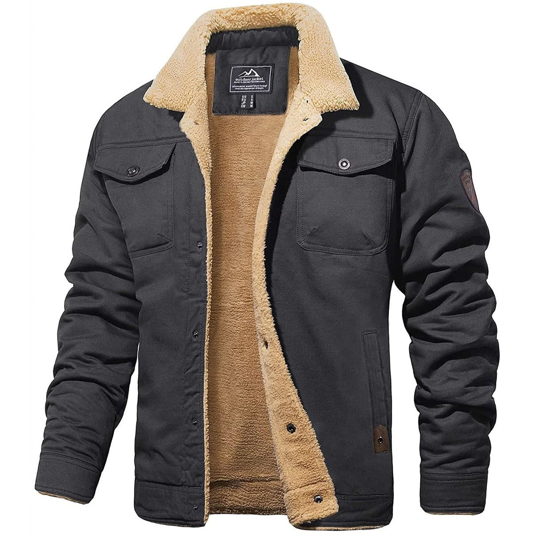 Robuste Herren Winterjacke für Kälteschutz. Stilvolles Design für Outdoor & Alltag.