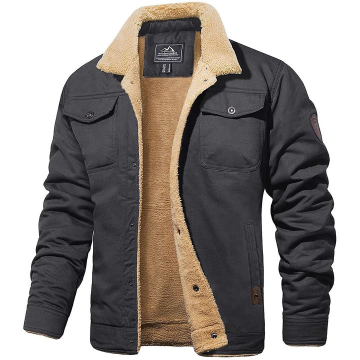 Robuste Herren Winterjacke für Kälteschutz. Stilvolles Design für Outdoor & Alltag.
