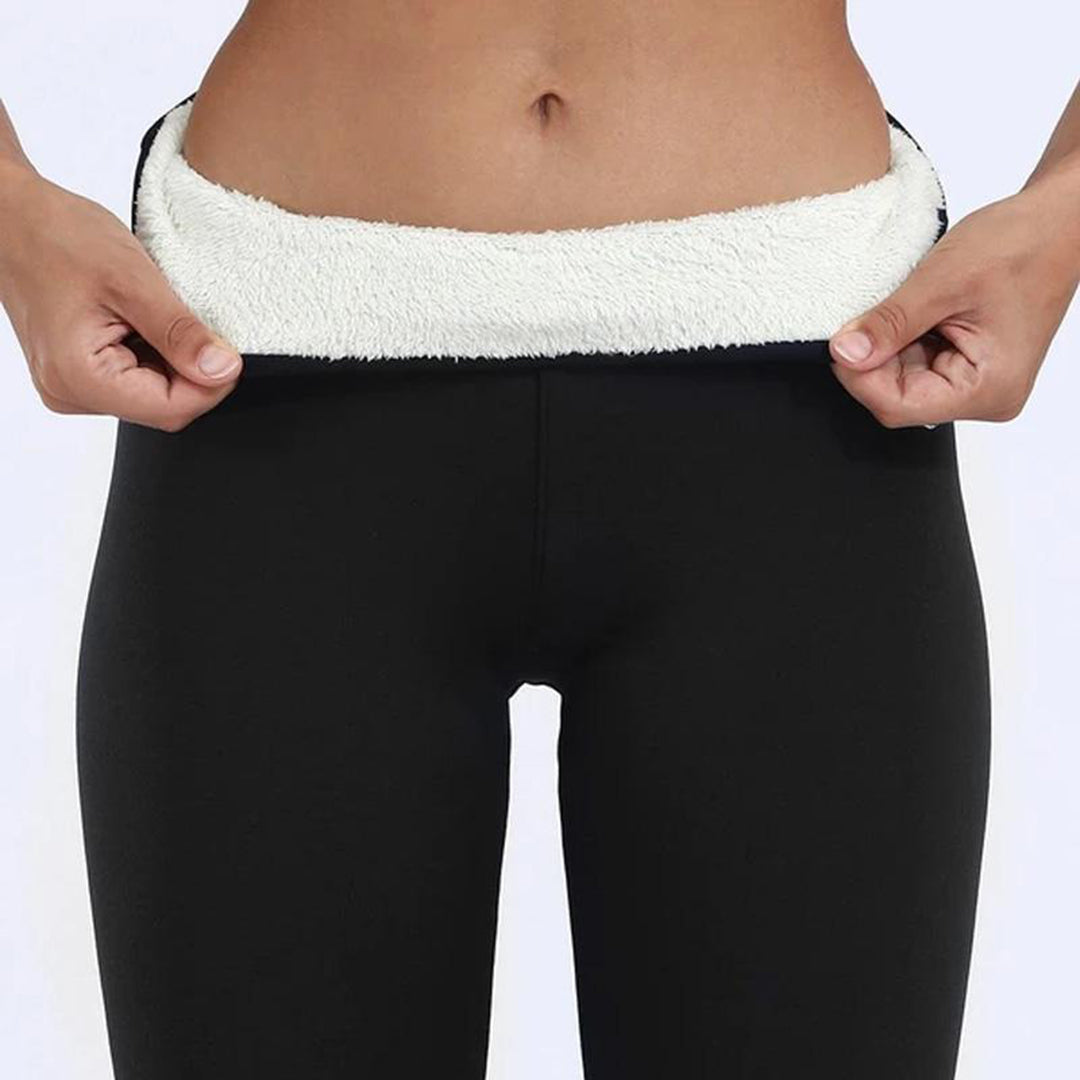 Warme Thermo Damen Leggings für den Winter, gemütlich und bequem, ideal für kalte Tage.