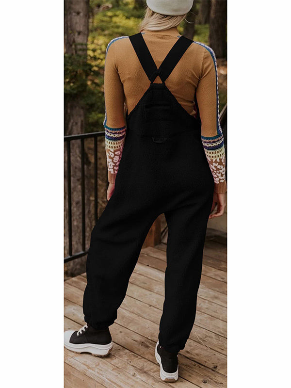 Damen Winteroverall aus Thermo-Fleece, super bequem & warm; ärmellos mit quadratischem Ausschnitt.