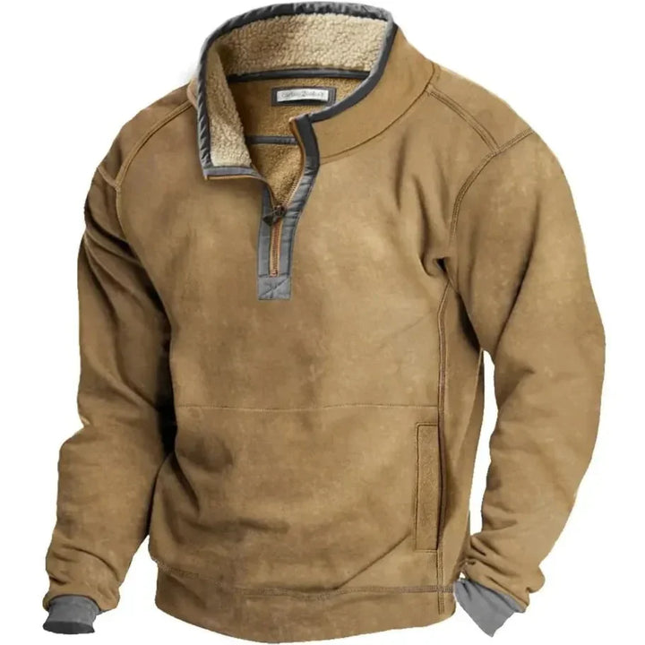 Herren Winterhemd mit klassischem Kragen und Ärmelbündchen. Ein warmer Begleiter für kühle Abende.