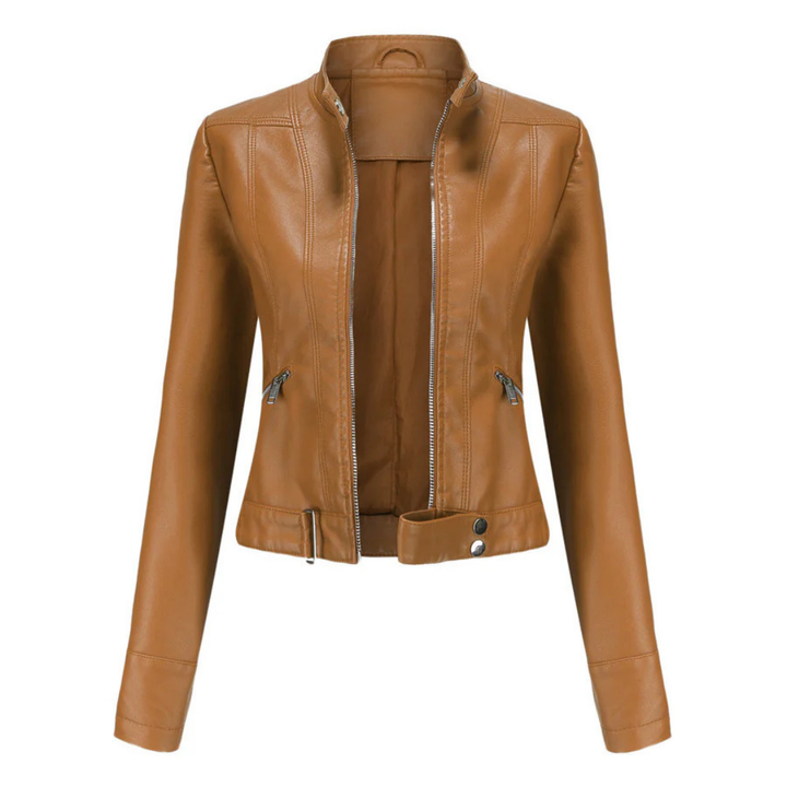 Elegante, wasserdichte Damen Übergangsjacke. Perfekt für Freizeit, schützt stilvoll vor Wind und Regen.