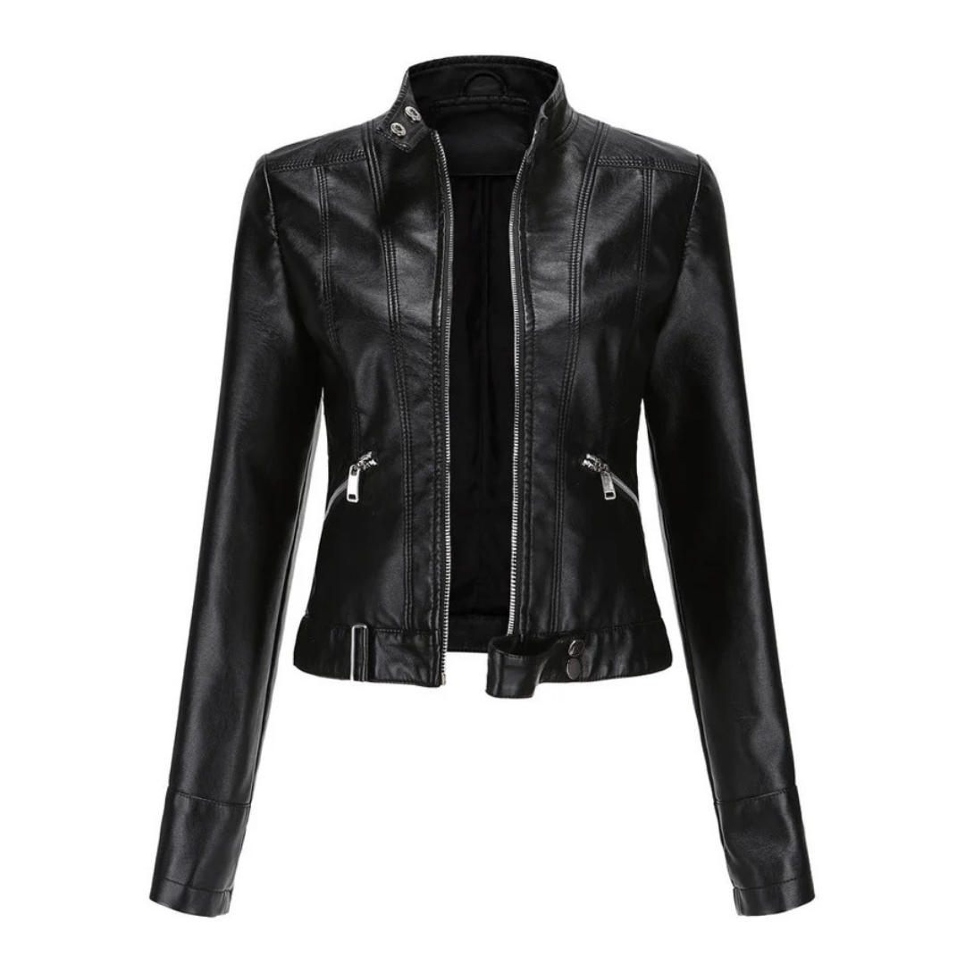 Sportlich-elegante Damen Kurzjacke, wasserdicht und atmungsaktiv, ideal für Outdoor-Aktivitäten bei jedem Wetter.