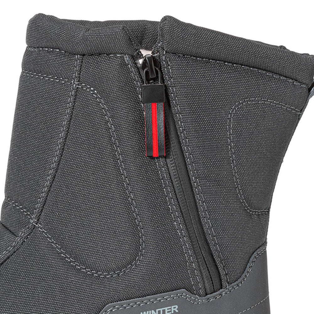 Warme Damenschuhe für den Winter, wasserdicht, rutschfest, mit Reißverschluss und guter Griffigkeit.