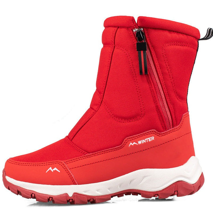 Komfortable Outdoor-Winterstiefel für Damen, wasserdicht, rutschfest und kuschelig warm gefüttert.