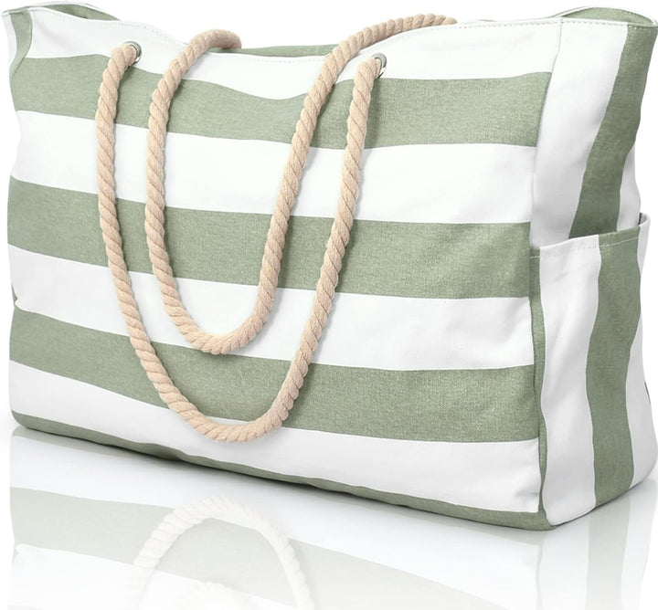 Wasserdichte XL Strandtasche, geräumig & robust für Urlaub & Strandabenteuer.