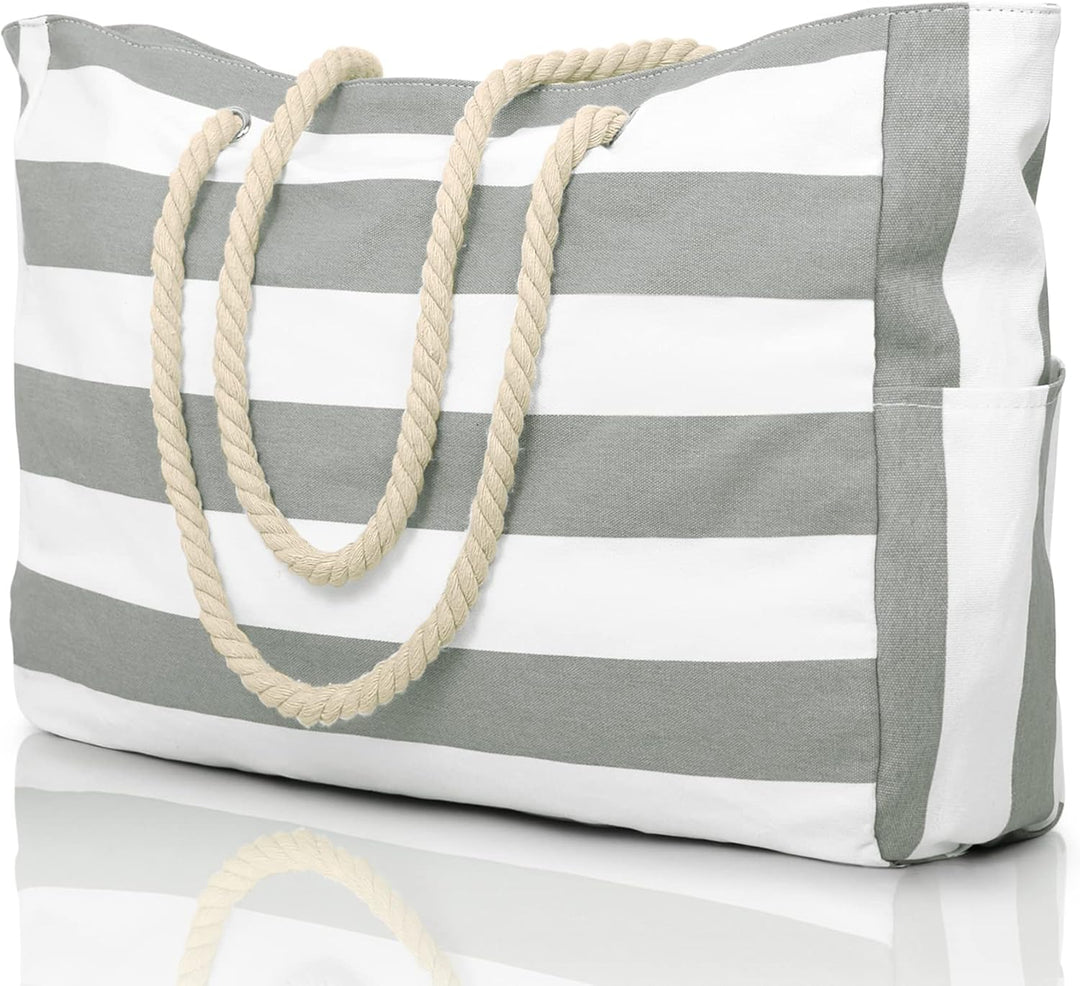 Strapazierfähige XL Strandtasche, wasserdicht & ideal für Familienurlaub.