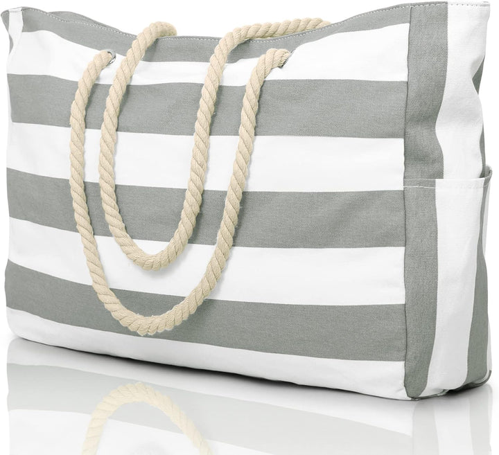 Strapazierfähige XL Strandtasche, wasserdicht & ideal für Familienurlaub.