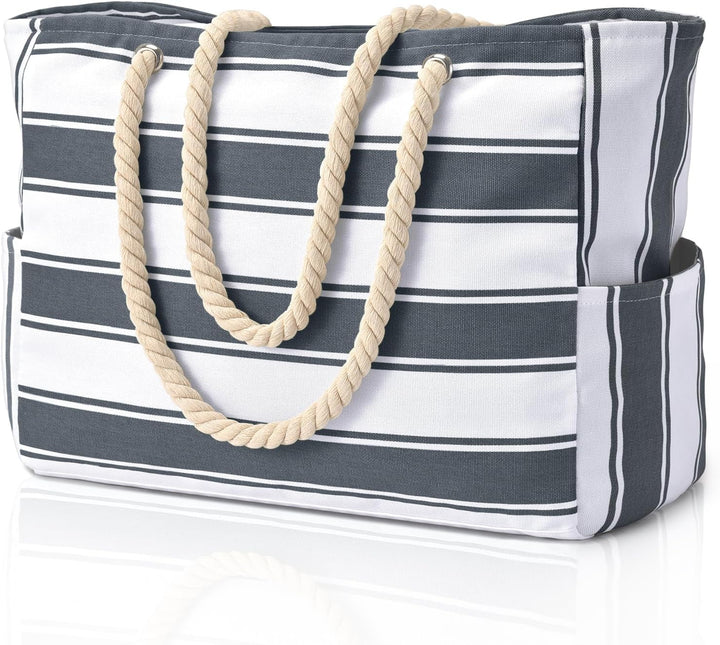 Geräumiger XL Shopper, wasserdicht & ideal für Strand & Wochenendaktivitäten.