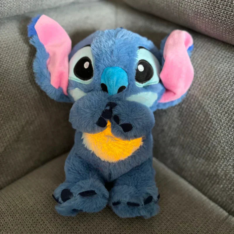 Weiches Baby Plüschtier, blau/rosa Kuscheltier für Kleinkinder. Beruhigendes Schlaftier, ideal als Geschenk für Babys.