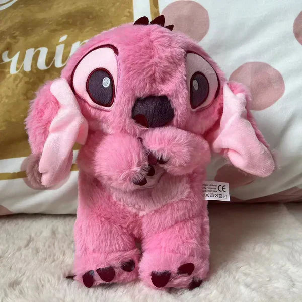 Sanftes Baby Plüschtier in Rosa für Kleinkinder. Kuschelfreund als Schlaftier für Geborgenheit. Weiches Baby Spielzeug.