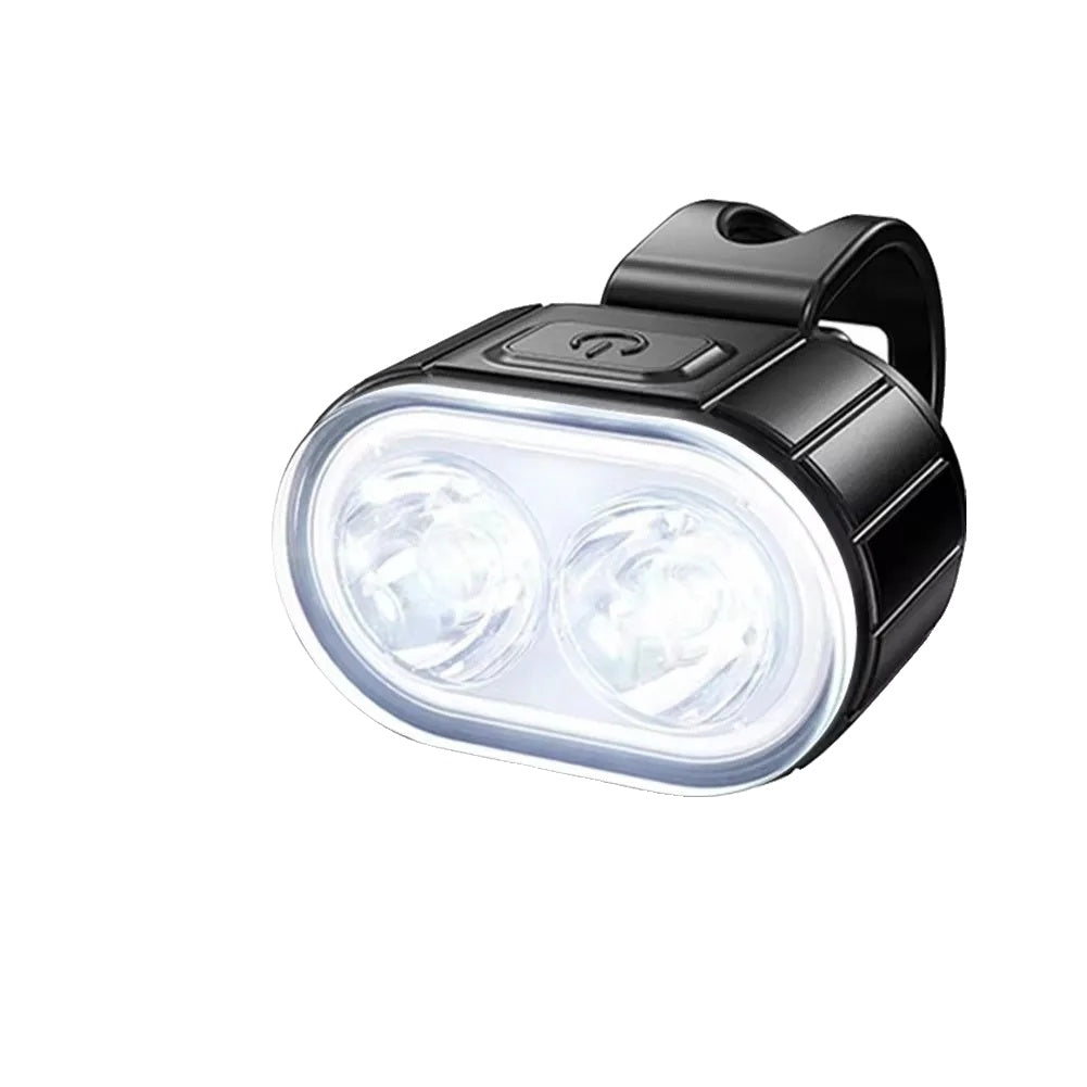 "Wiederaufladbare Fahrradleuchten, IPX4 wasserdicht, USB-kompatibel, superhell mit verschiedenen Beleuchtungsmodi."