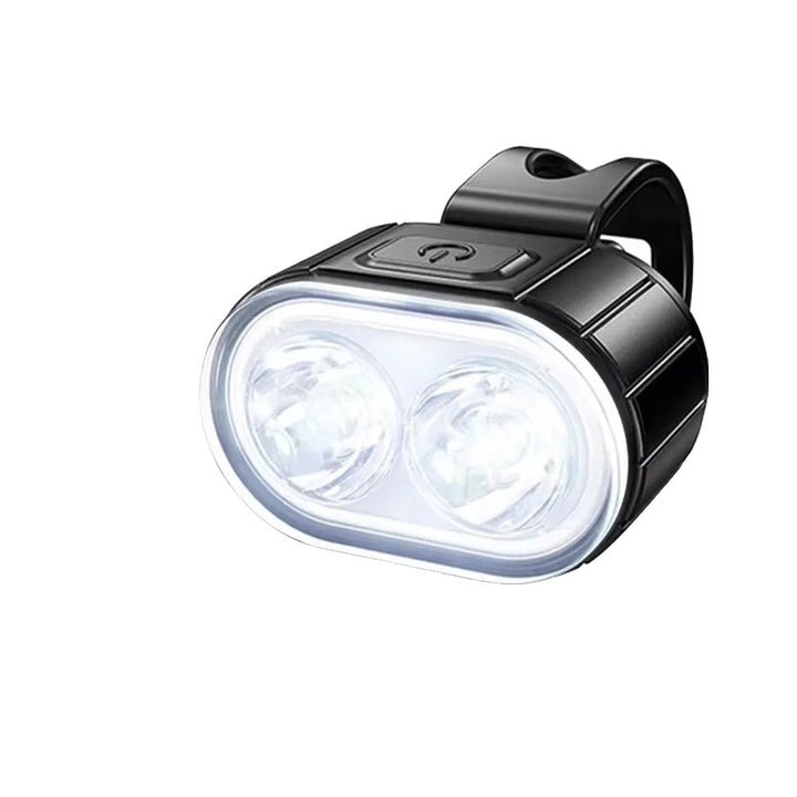 "Wiederaufladbare Fahrradleuchten, IPX4 wasserdicht, USB-kompatibel, superhell mit verschiedenen Beleuchtungsmodi."