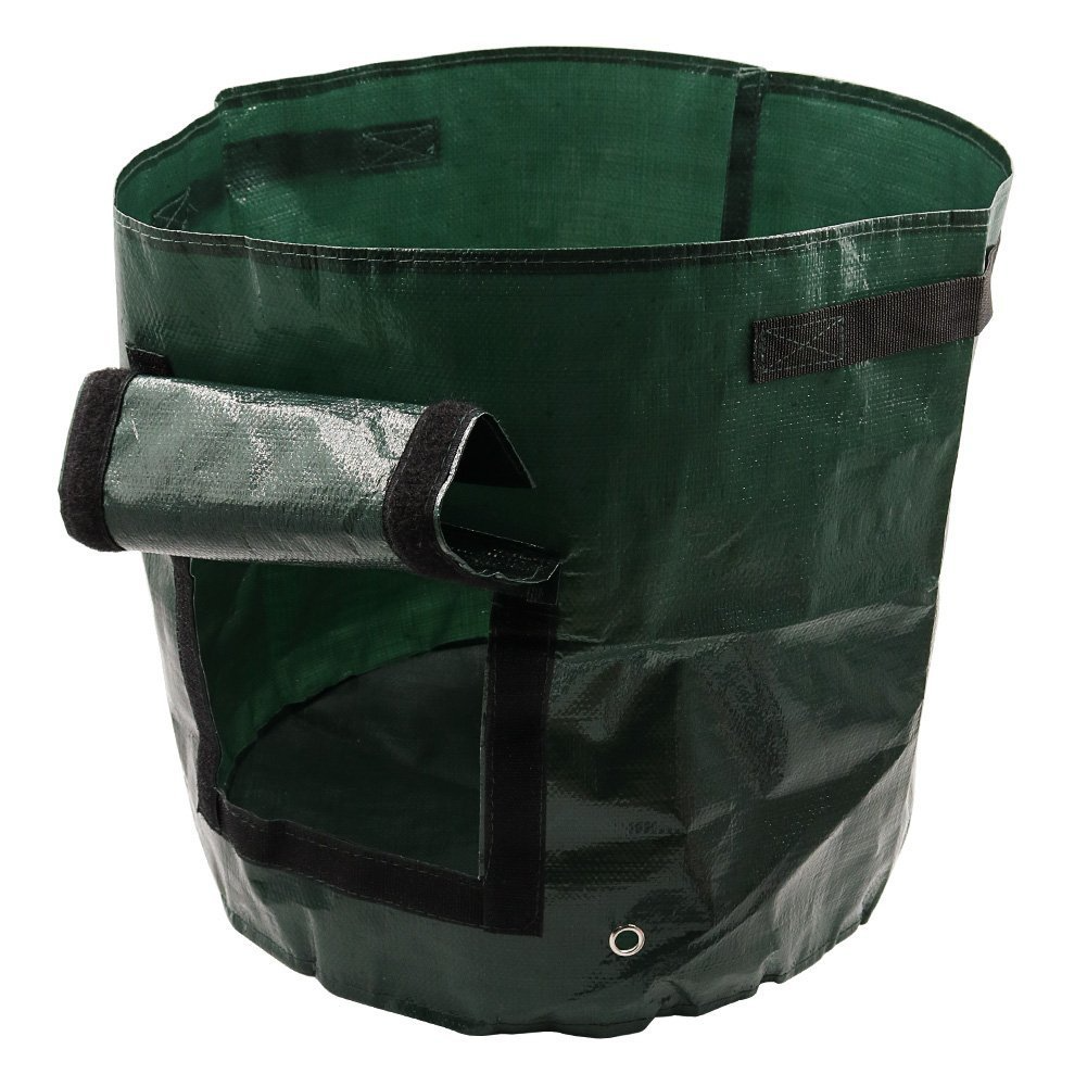 Wiederverwendbarer Pflanzsack für Kartoffeln mit Sichtfenster, ideal für Balkone, grün und atmungsaktiv für optimale Belüftun