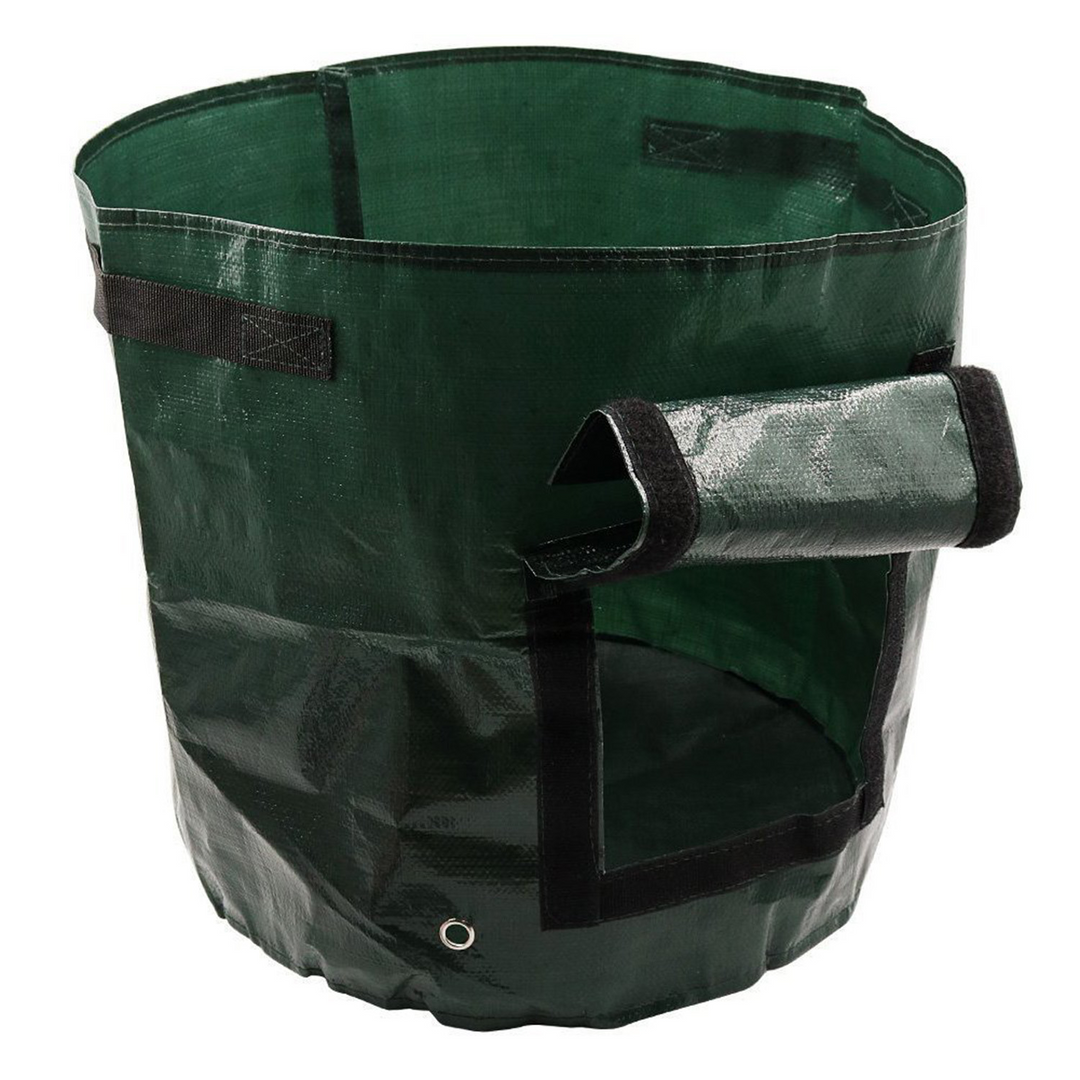 Wiederverwendbarer Pflanzsack für Kartoffeln mit Sichtfenster, ideal für Balkone, grün und atmungsaktiv für optimale Belüftun