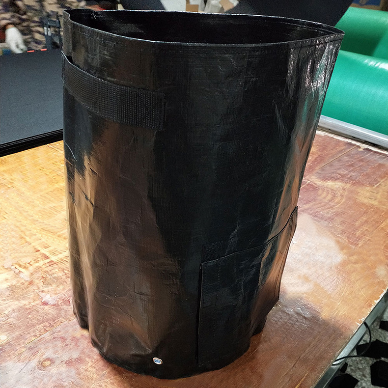 Wiederverwendbarer Pflanzsack für Kartoffeln mit Sichtfenster, ideal für Balkone, grün und atmungsaktiv für optimale Belüftun