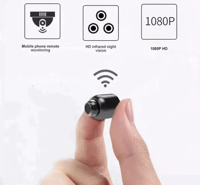 Intelligente IP Kamera für 24/7 Schutz, mit klarer Nachtsicht und Alarmfunktion bei Bewegungserkennung.